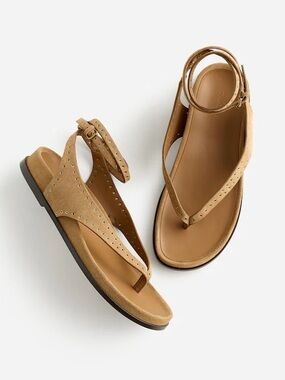 Madewell The Eleni Ankle-Wrap Thong Sandal